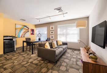 Living room with tv