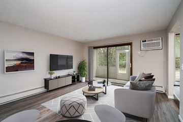 Burnsville apartment for rent - a living room with a couch and a tv