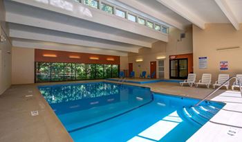 Indoor pool view