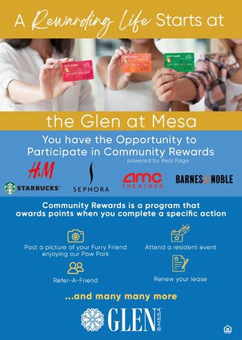 Resident rewards program