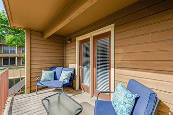 Balcony with patio