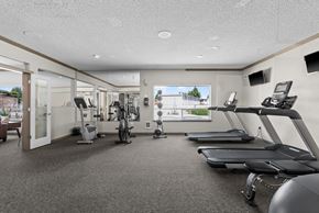 Tumwater apartment for rent - Gym with treadmills and weightlifting machines