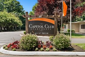Lacey apartment for rent - the sign at the apartments entrance