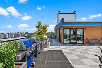 Rooftop deck
