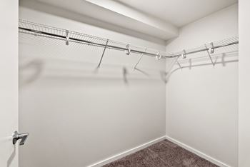 Spacious closets