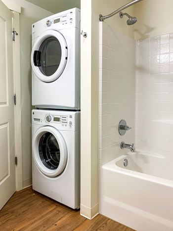 Full-size washer and dryer