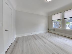 San Francisco apartment for rent - an empty room with white walls and wooden floors