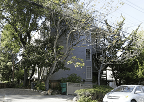 Oakland apartment for rent - a house with a car parked in front of it