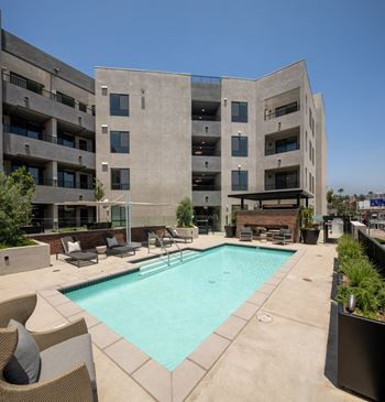 Take a dip at our sol pool deck