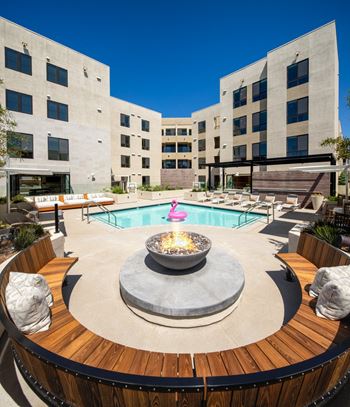 Take a dip at our sol pool deck