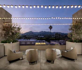 Enjoy the stargazer terrace, an exceptional rooftop locale