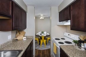 West Des Moines townhouse for rent - kitchen with attached dining room