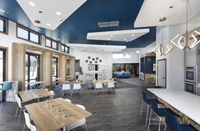 Johnston apartment for rent - interior community space with variety of seating options