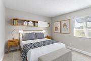 Orlando apartment for rent - a bedroom with a bed and a window at Lakeside Villas, Florida, 32817