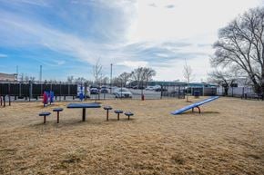 Ogden apartment for rent - a park with a playground and benches