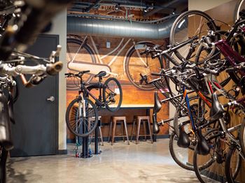 Bike workshop and storage