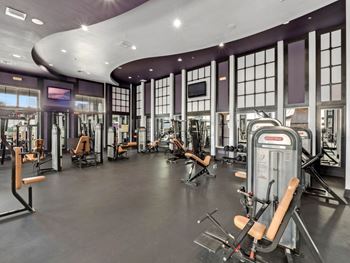 Upgraded fitness center w/ yoga room