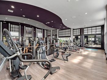 Upgraded fitness center w/ yoga room