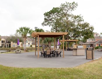 Upgraded bbq/grill area
