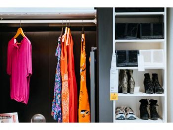 Spacious closets