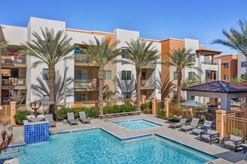 Resort-inspired heated pool