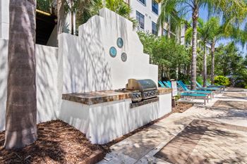 Outdoor entertainment area