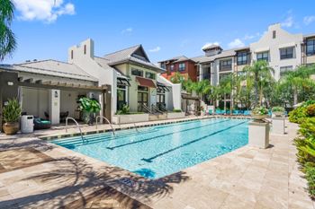 Heated swimming pool