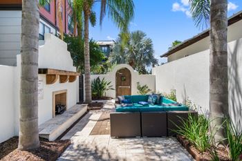 Outdoor entertainment area