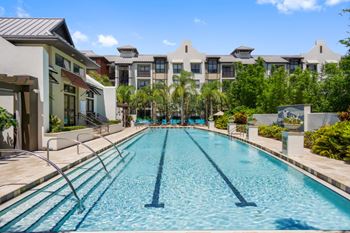 Heated swimming pool