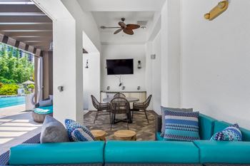 Outdoor entertainment area