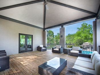 Outdoor entertainment area