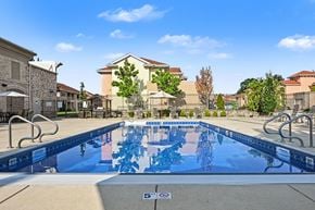 Granger apartment for rent - A heated swimming pool open from April through September.