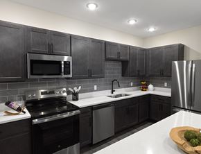 O’Fallon apartment for rent - Kitchen with cabinets at Artisan, Illinois