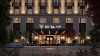 Luxury marriott autograph immediately across the street with a vegas resort-style pool and wine-centric food & beverage options