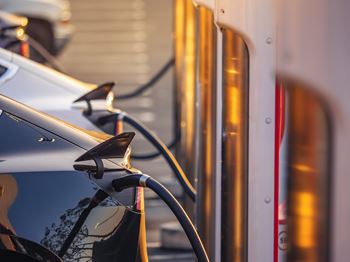 Indoor controlled access garage parking with ev charging available