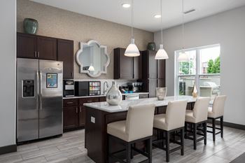 Resident clubhouse kitchen