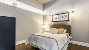 St. Louis apartment for rent - Interior Image of furnished bedroom