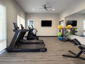O’Fallon apartment for rent - Gym with Treadmills at Artisan, O’Fallon, 62269