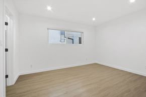 Mar Vista apartment for rent - a living room with white walls and a window