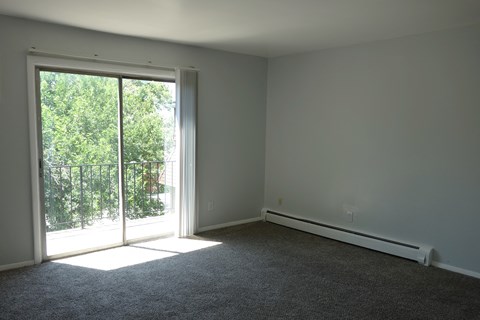 Floor plan for 2 beds, 1 bath