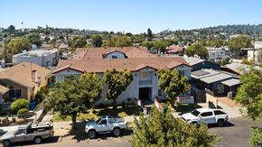Los Angeles apartment for rent - A white truck is parked in front of a house.