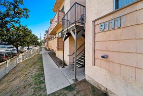 North Hills apartment for rent - A building with the number 9111 on it.