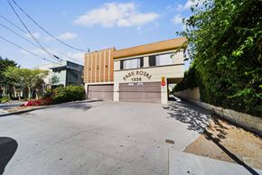 Glendale apartment for rent - A building with a brown and beige facade has a sign that reads "Fair Royal 1236.".