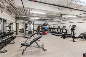 Chicago apartment for rent - the gym at the house
