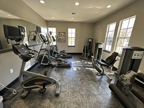 Clermont apartment for rent - A gym with treadmills, elliptical machines, and other exercise equipment.