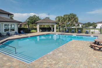Sparkling swimming pool