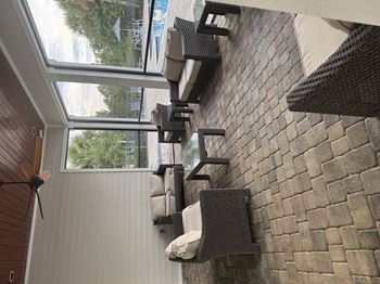 Screened in lanai
