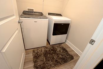 Full-size washer & dryer