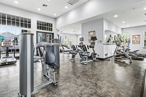Clermont apartment for rent - A gym with a variety of exercise equipment.
