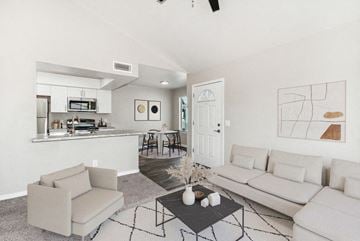 Phoenix apartment for rent - a living room with a couch and a table